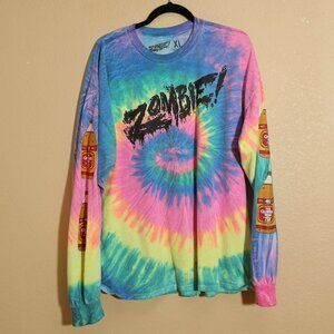 The Glorious Dead Zombie Trippy Tye Dye Longsleeve (XL)